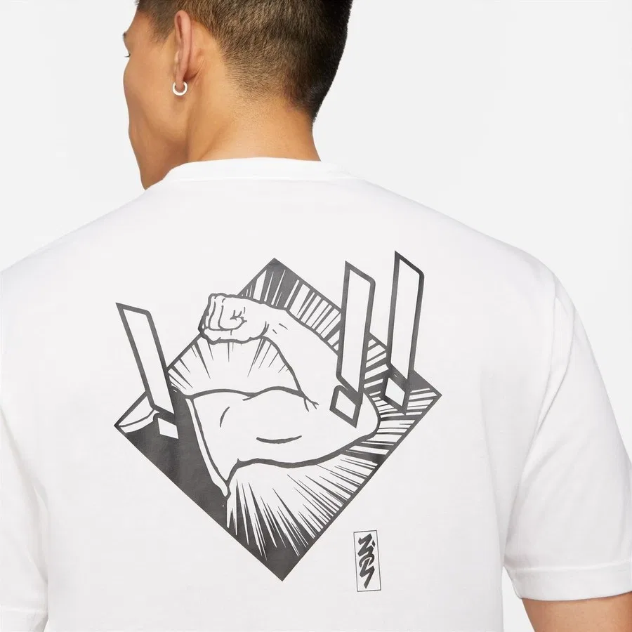Футболка с длинным рукавом Nike Jordan Dri-FIT, Белый — фото 2