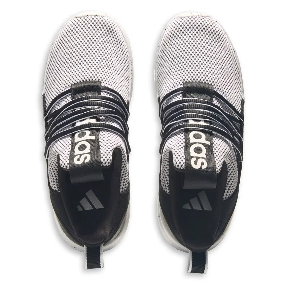 Детские слипоны Lite Racer Adapt 7.0 Adidas, White/Black — фото 4