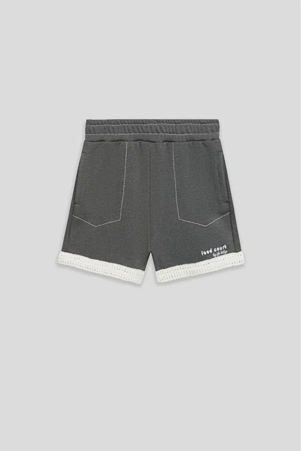 Детские шорты для мальчиков однотонные Gb Baby, Anthracite