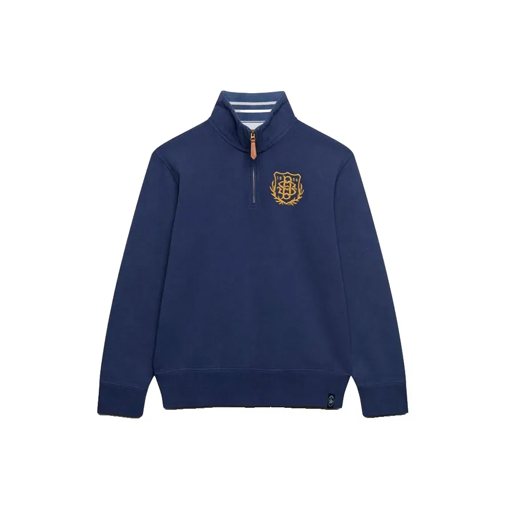 Мужской свитшот с полузастежкой Gothic Varsity Superdry, Blue — фото 3