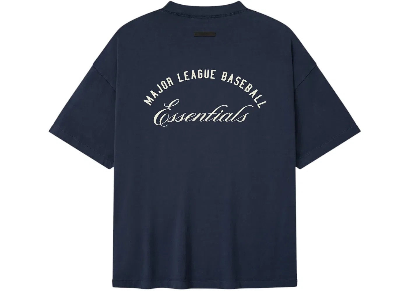 Мужская футболка с принтом Fear of God Essentials MLB 90's Tee, Midnight Navy — фото 2