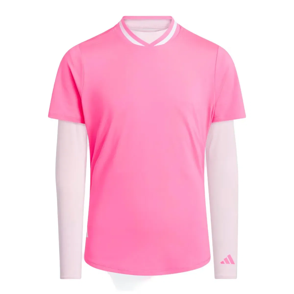 Детское поло для девочек с длинным рукавом PERFORMANCE AEROREADY 3 IN 1 POLO adidas, Rosa