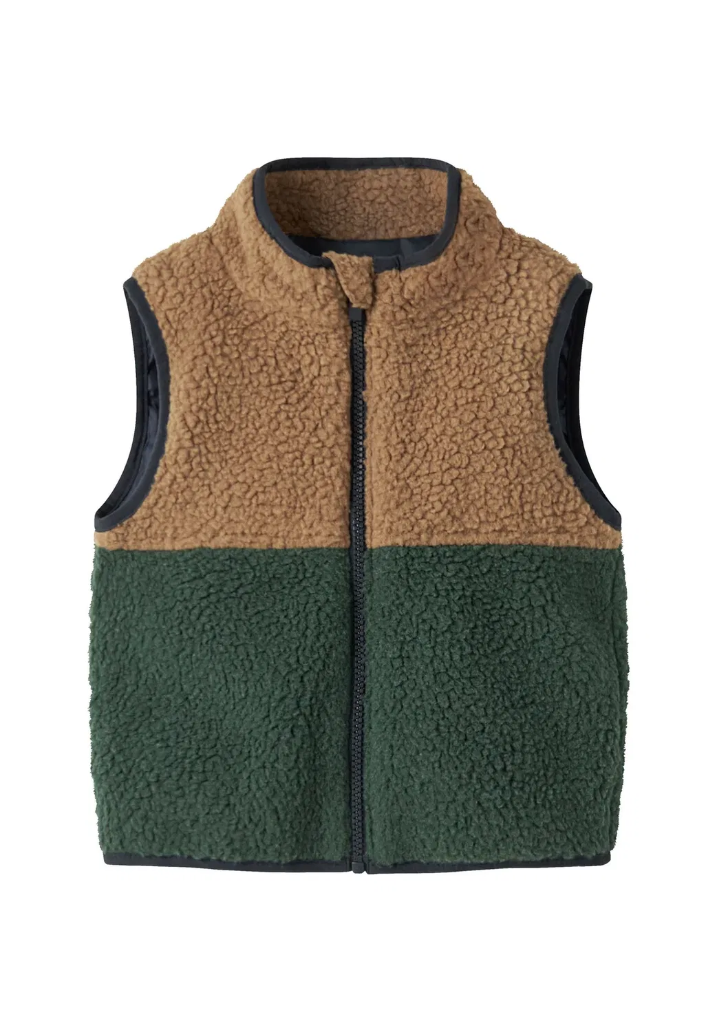 Жилет Nmmmall teddy vest2 - waistcoat Name It, Jungle Green