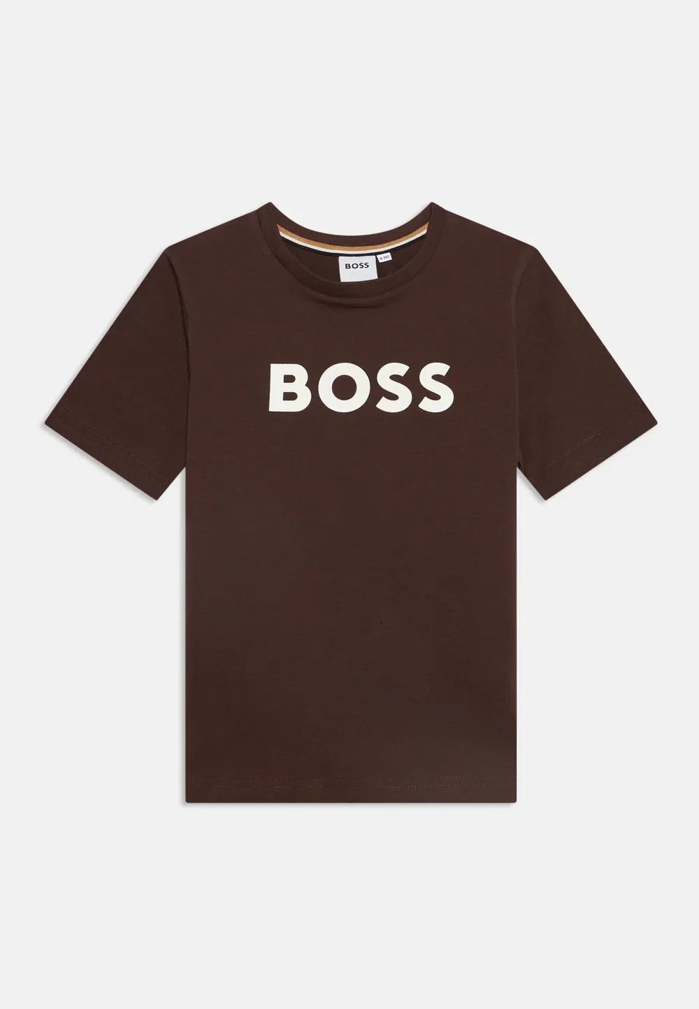 Футболка с короткими рукавами - футболка с принтом Boss Kidswear, Brown — фото 3