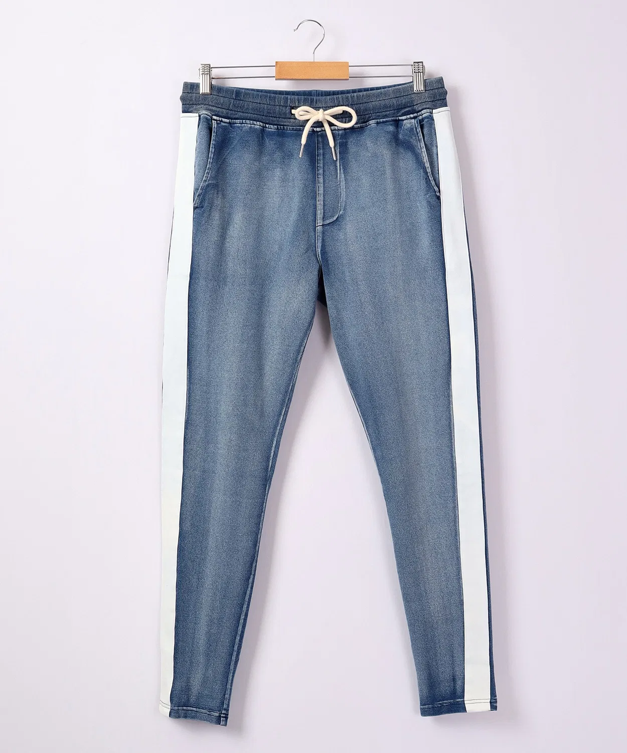 Детские спортивные брюки джоггеры с лампасами, модель Sideline Vintage Style EVOLUTION, Navy — фото 2