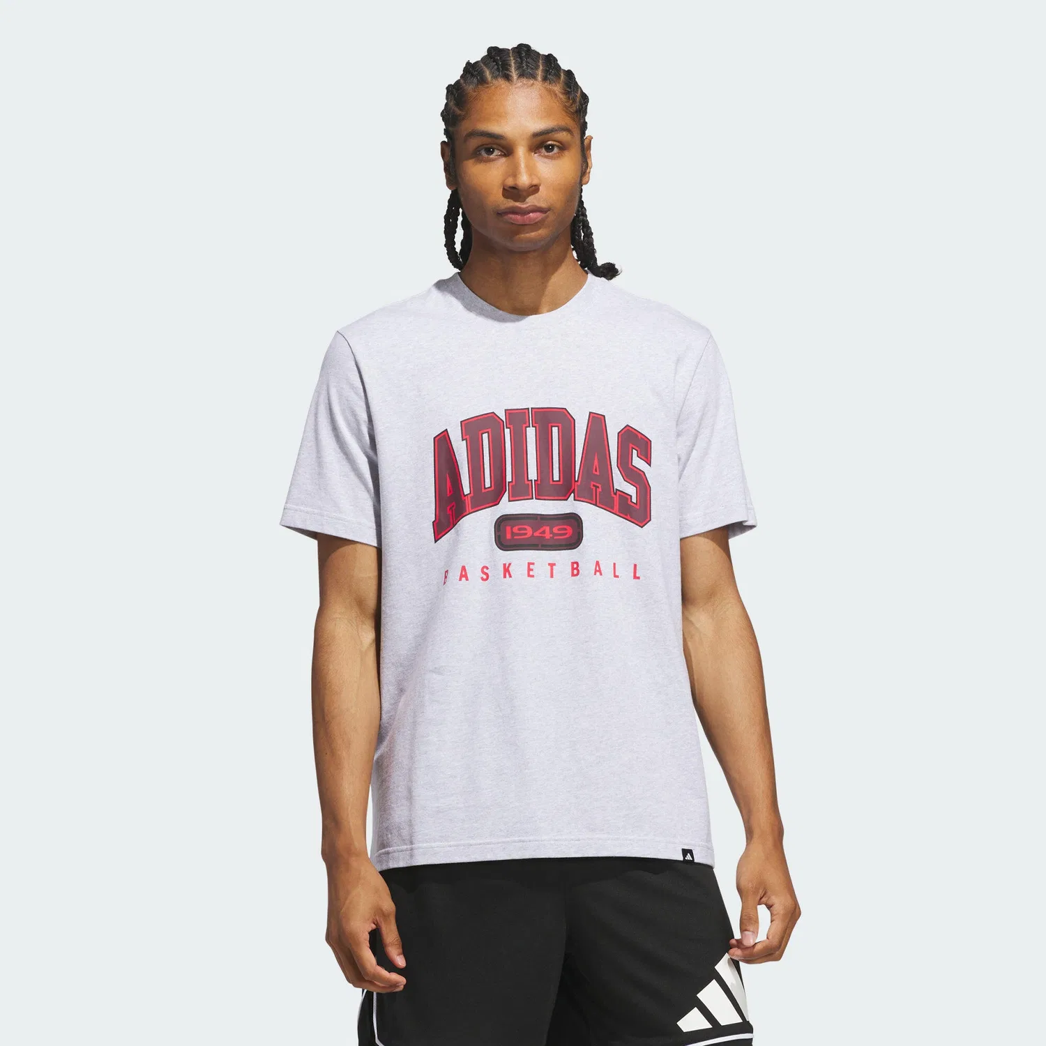 Мужская футболка с графикой Collegiate Grafik T-Shirt Adidas, Hellgrau