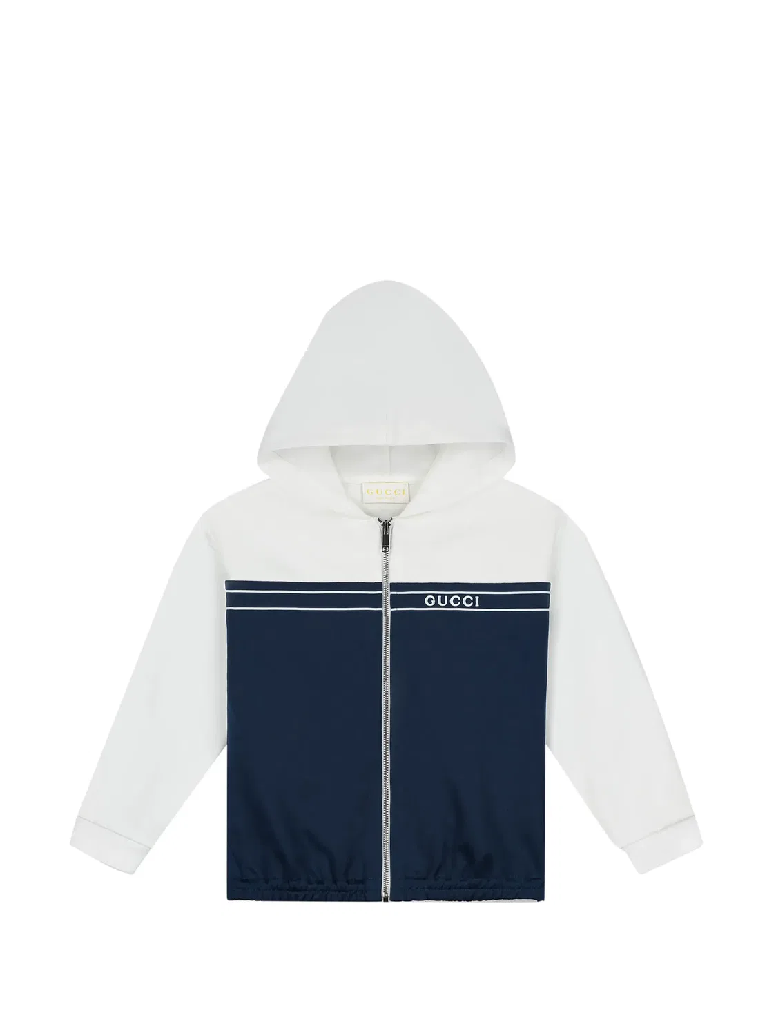 Худи на молнии Gucci Kids, белый