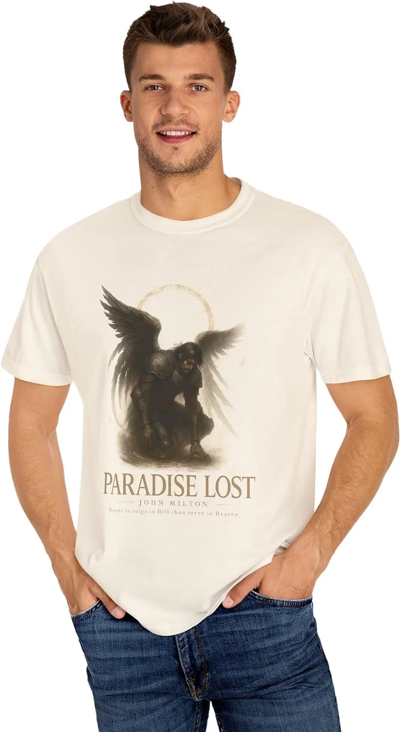 Футболка с принтом Paradise Lost Comfort Colors, Ivory — фото 2