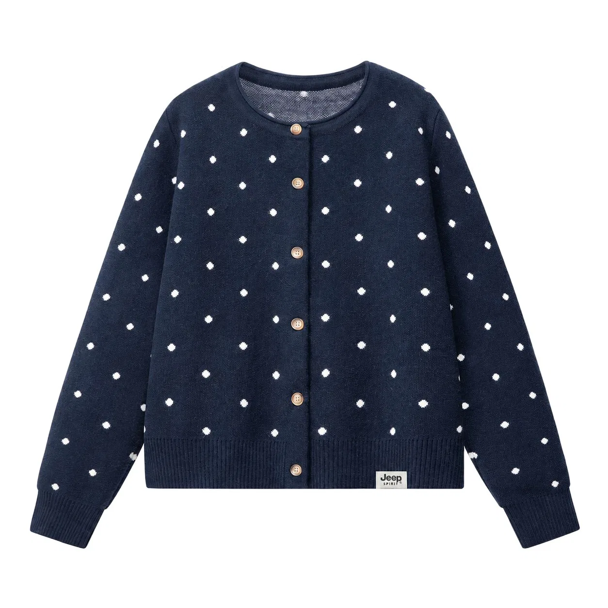 Детский свитер с круглым вырезом JEEP SPIRIT, Navy Blue