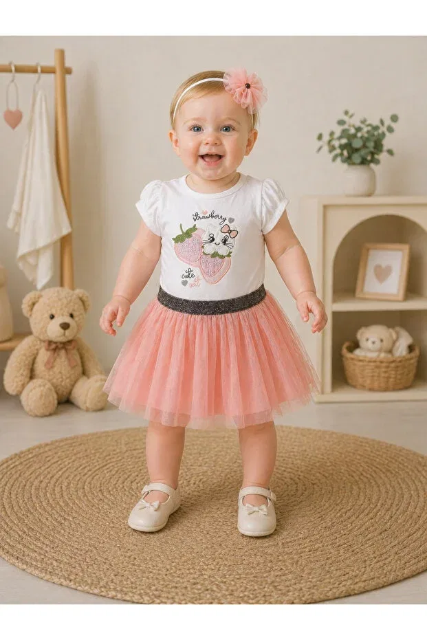 Детский комплект для девочек хлопковый Arı Bebe, Multicolor