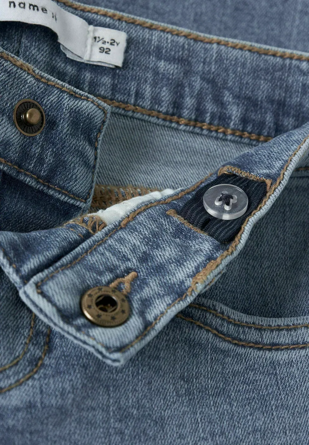 Джинсы широкого кроя - джинсы свободного кроя Name It, Medium Blue Denim — фото 3