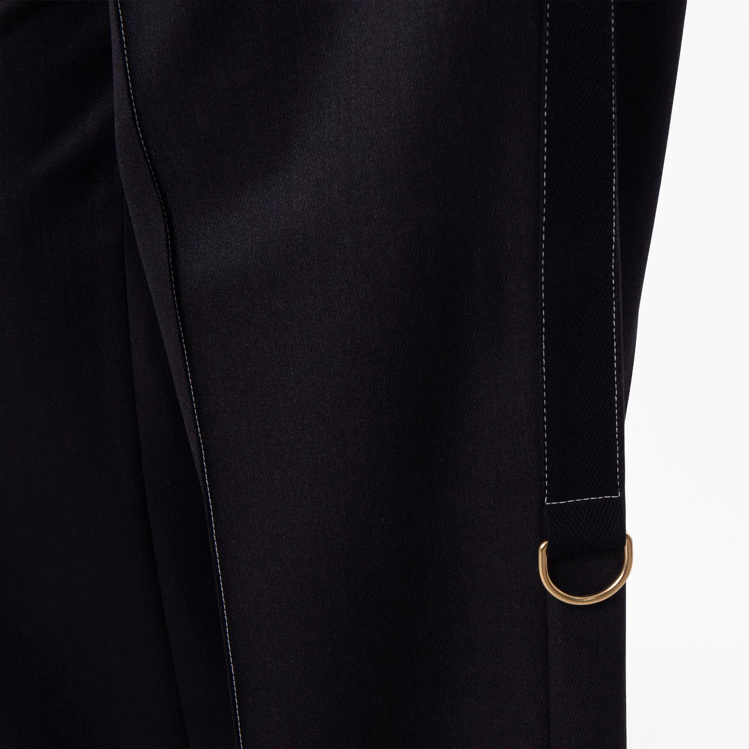 Брюки с запахом Zainab Smart Trousers Burberry, Charcoal Grey — фото 3