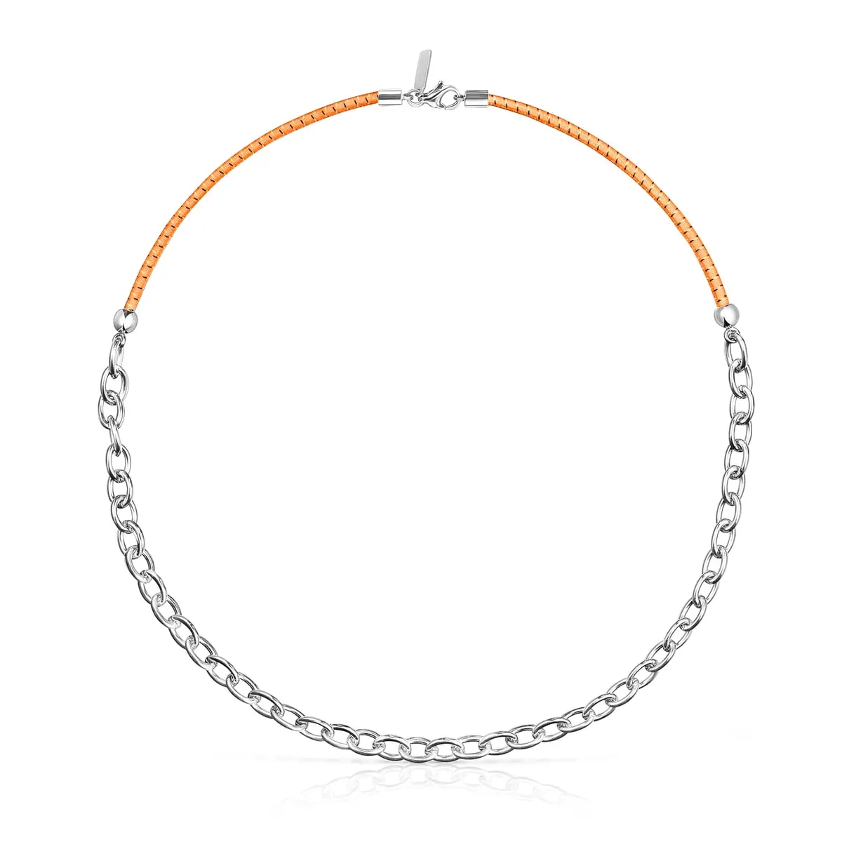 

Колье Tous St. Tropez Elastic 43 Cm, серебро/оранжевый