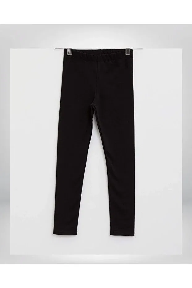 Детские термолеггинсы для девочек хлопковые Seburam Collection, Black — фото 2