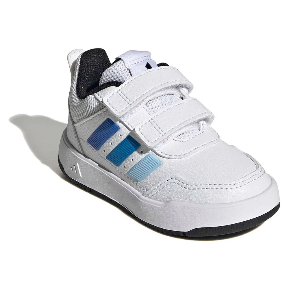 Детские кроссовки для девочек с липучками Tensaur Sport 3.0 Adidas, White — фото 2