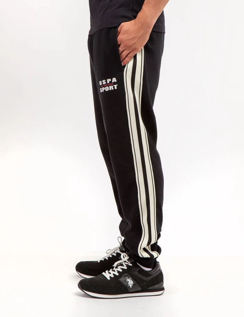 Мужские джоггеры U.S. Polo Assn. USPA Sport Tricot Fleece Knit, черный — фото 3