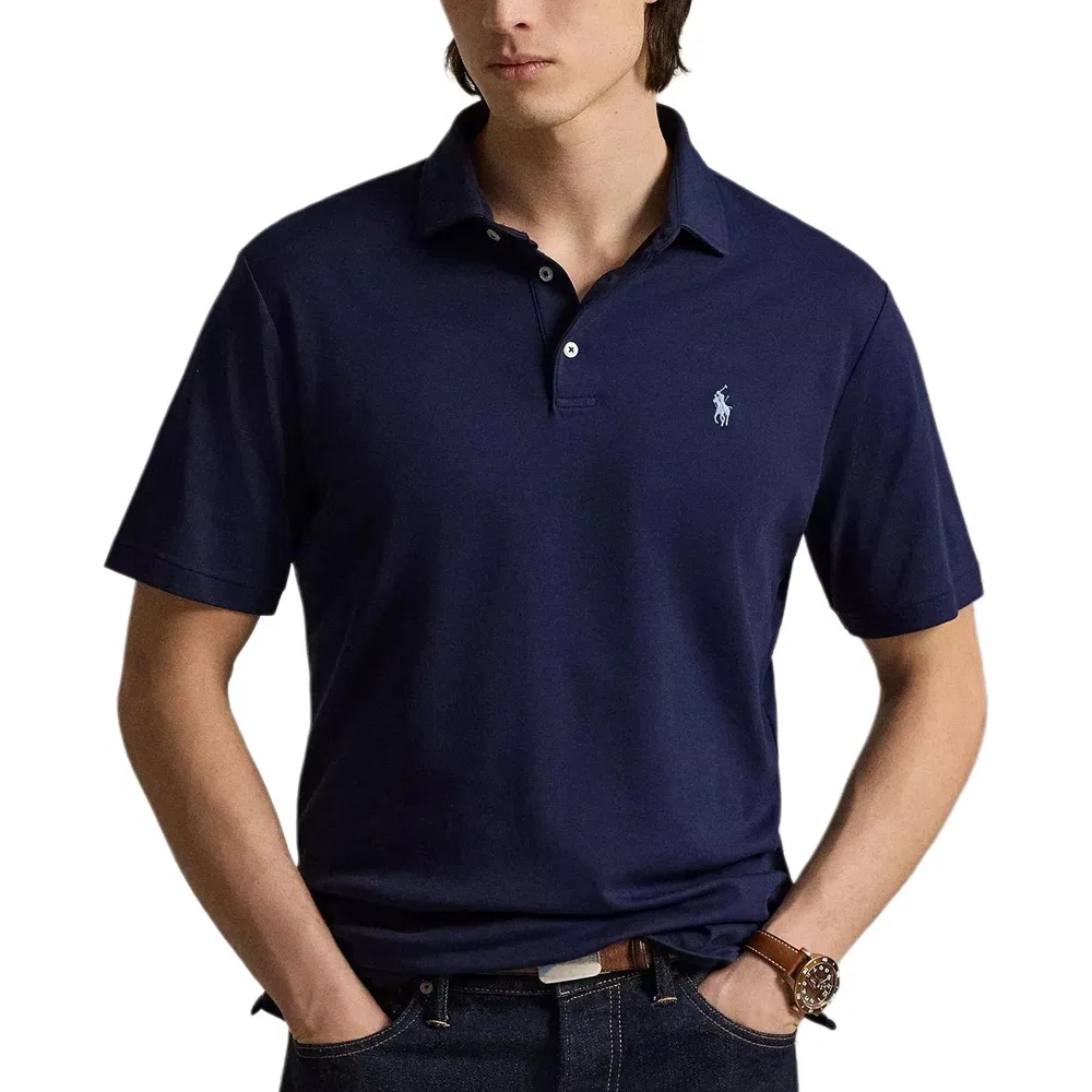 Мужское поло Polo Pony SS26 Polo Shirt Standard Polo Ralph Lauren, Navy Blue — фото 3
