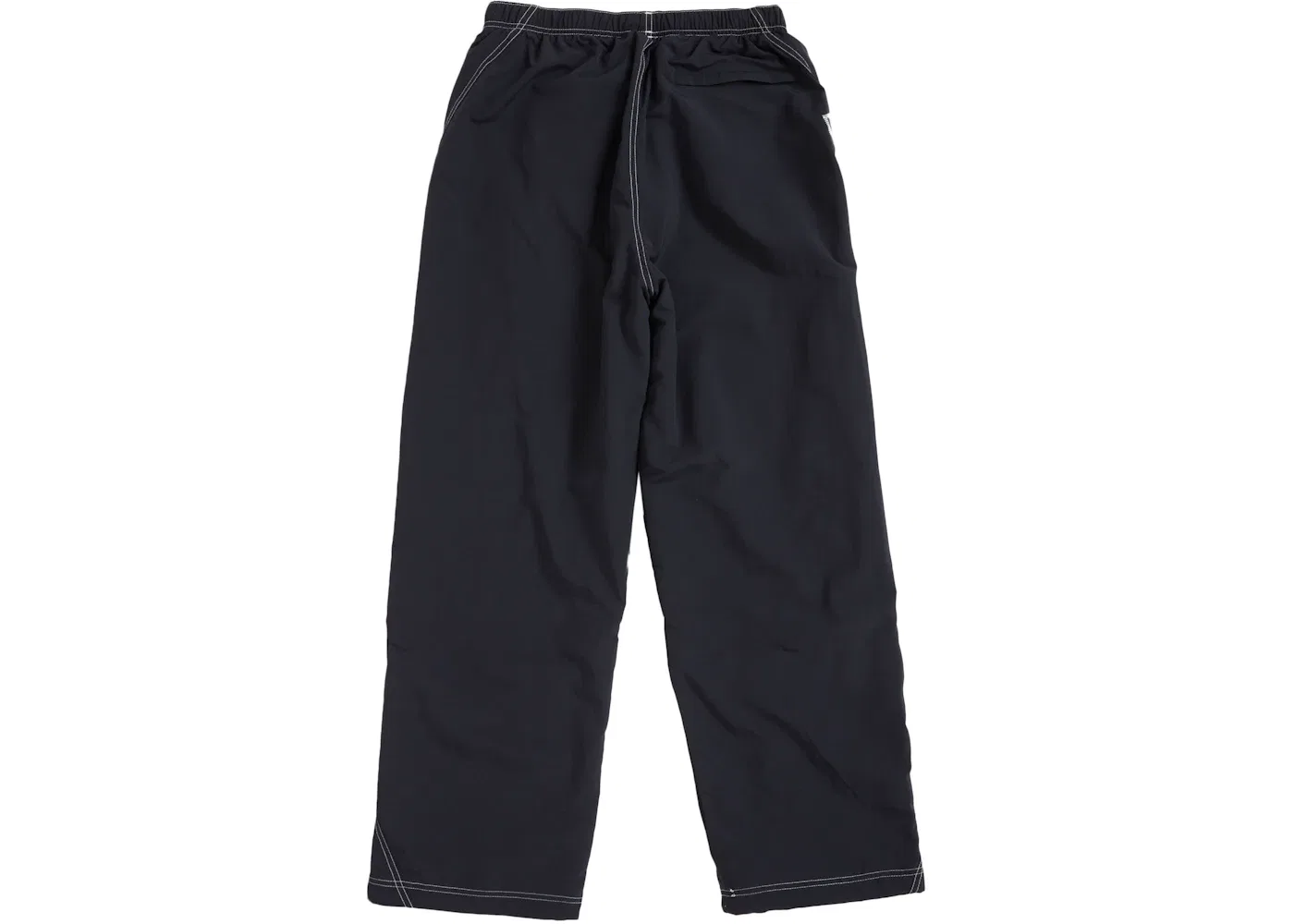 Мужские спортивные штаны с вышивкой Supreme Spellout Embroidered Track Pant Supreme, Black — фото 3