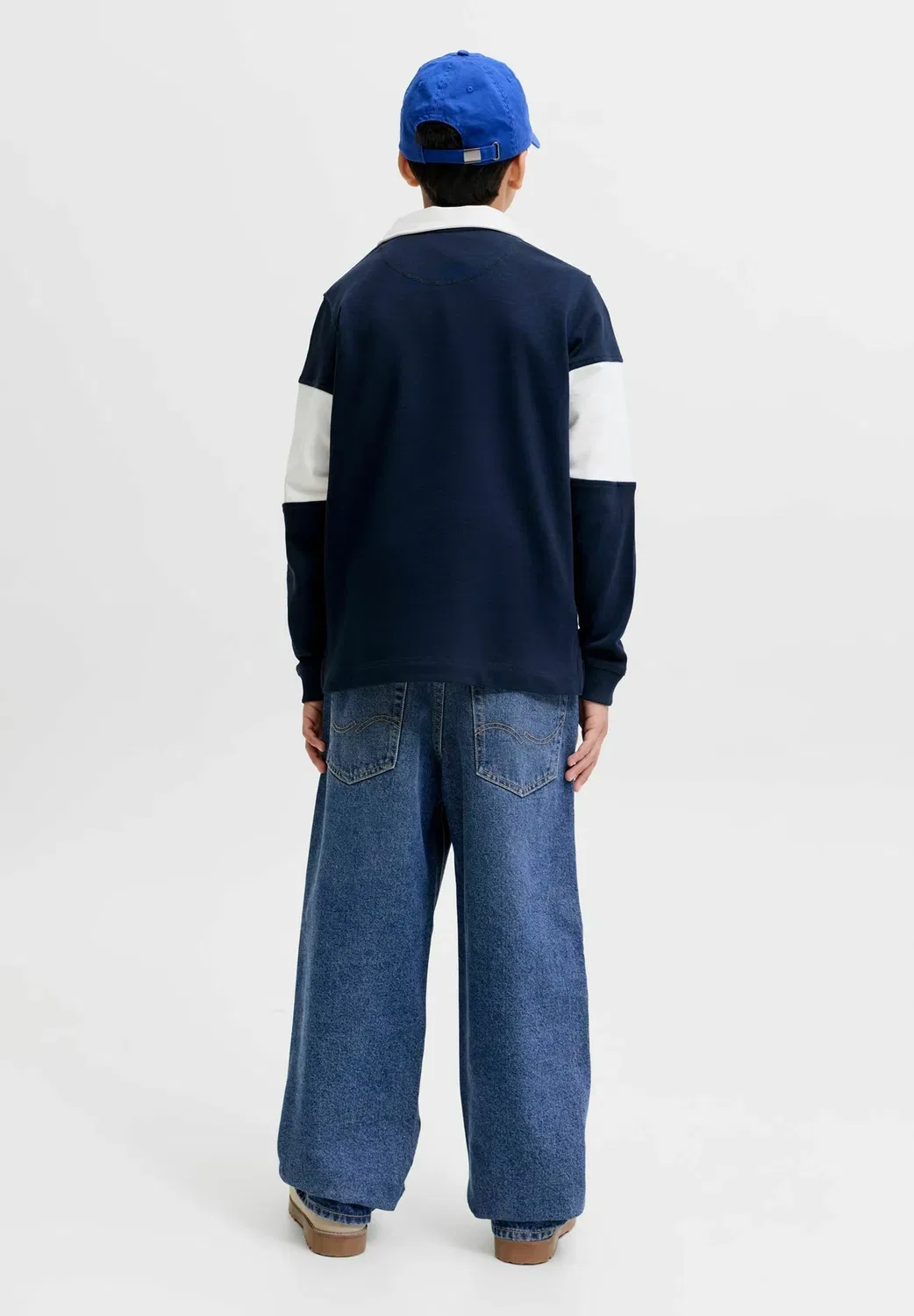 Джинсы свободного кроя jjialex jjoriginal at 741 jnr baggy fit jeans junior - джинсы свободного кроя Jack & Jones Junior, Blue Denim — фото 3