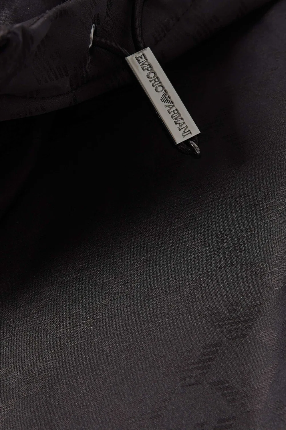 Куртка с капюшоном на молнии Monogram Emporio Armani — фото 4