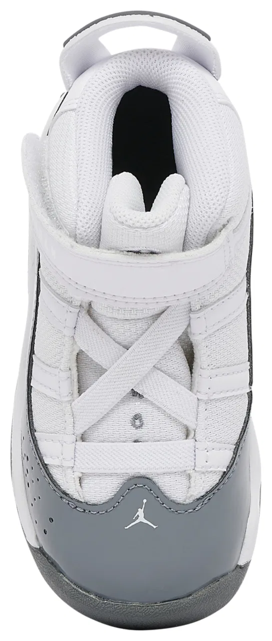 Кроссовки для мальчиков Jordan 6 Rings, цвет White/White/Cool Grey — фото 4