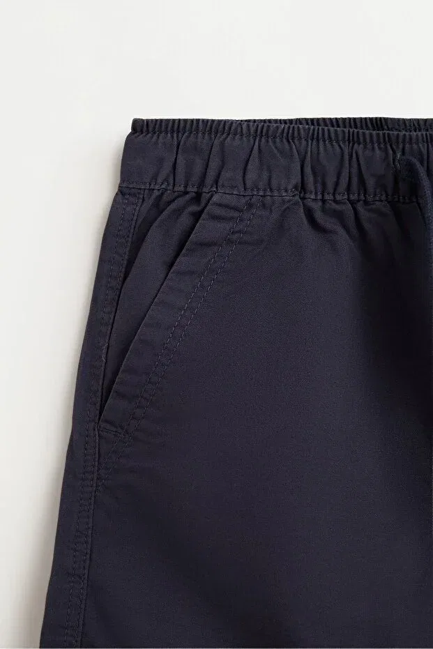 Детские шорты для мальчиков хлопковые Jogger bermuda shorts Lefties, Blue — фото 3