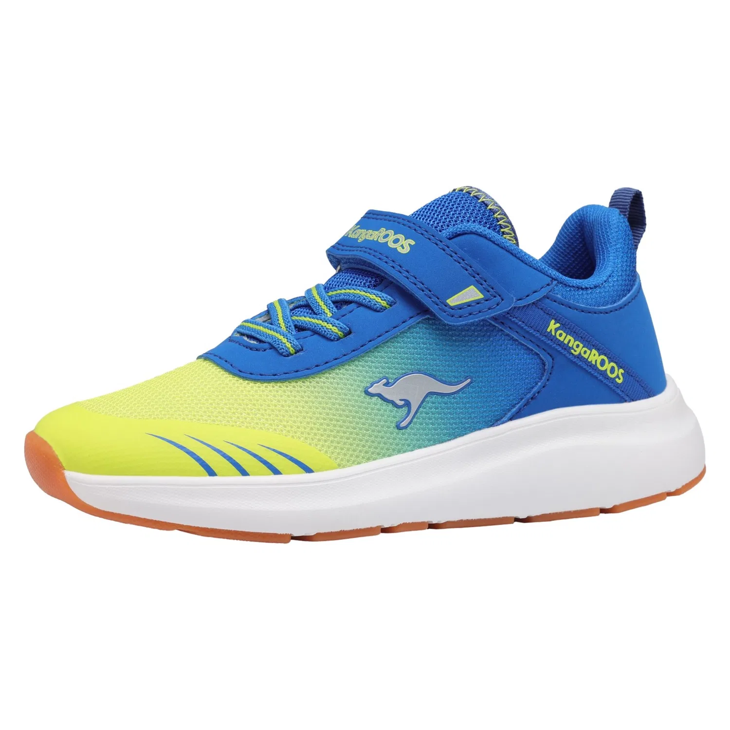 Детские кроссовки с технологией KANGACUSH KangaROOS, SkyDiver/Limetta