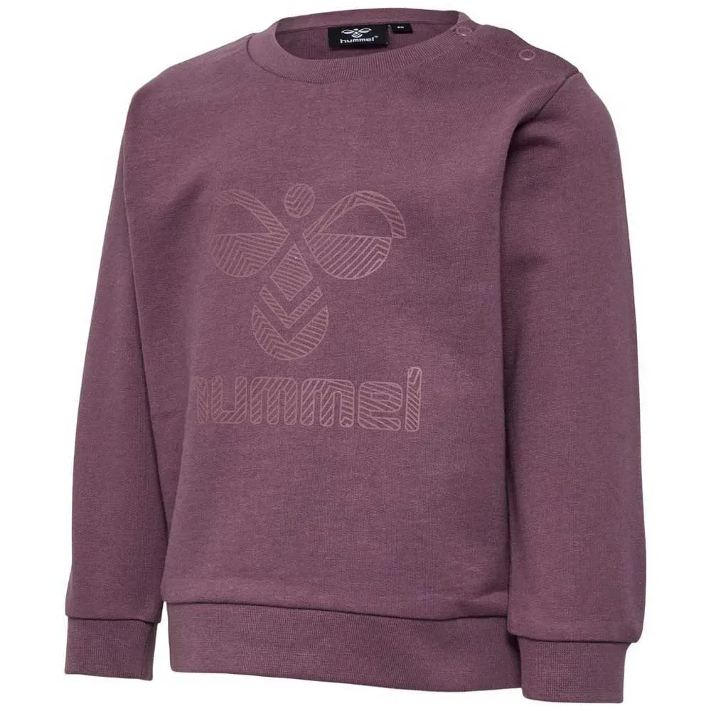 Детский свитшот для девочек хлопковый Fastwo Lime Hummel, Purple — фото 3