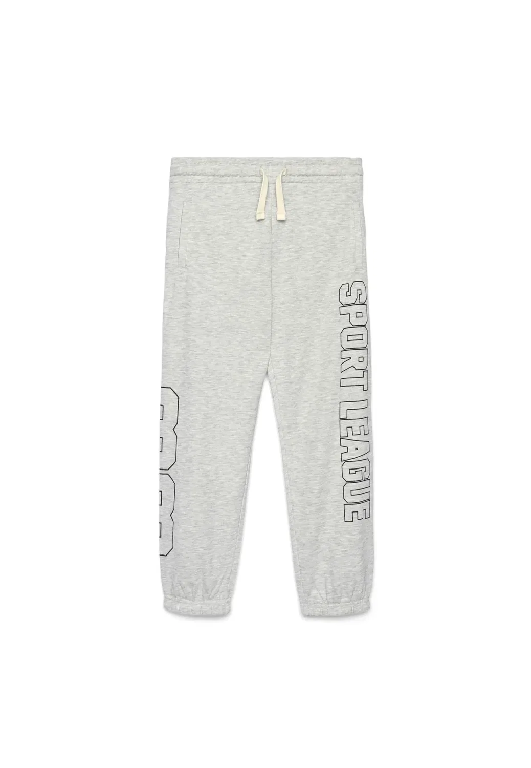 Pantaloni Tuta Lunghi Con Stampa College - спортивные штаны Terranova, Grey