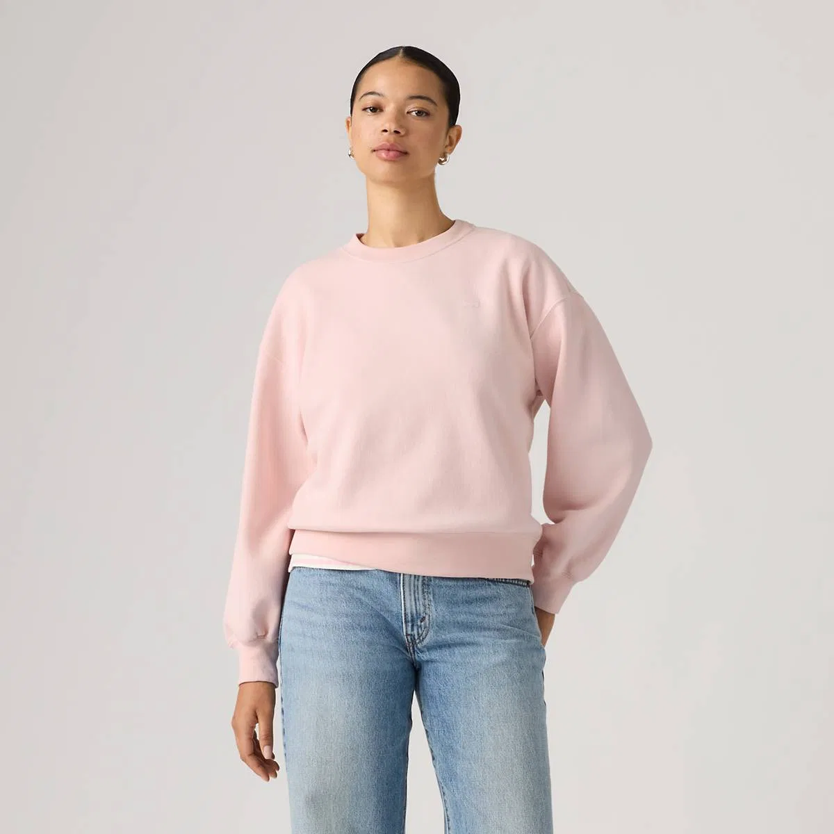 Повседневная толстовка с круглым вырезом Levi's, Crystal Pink - Pink — фото 3