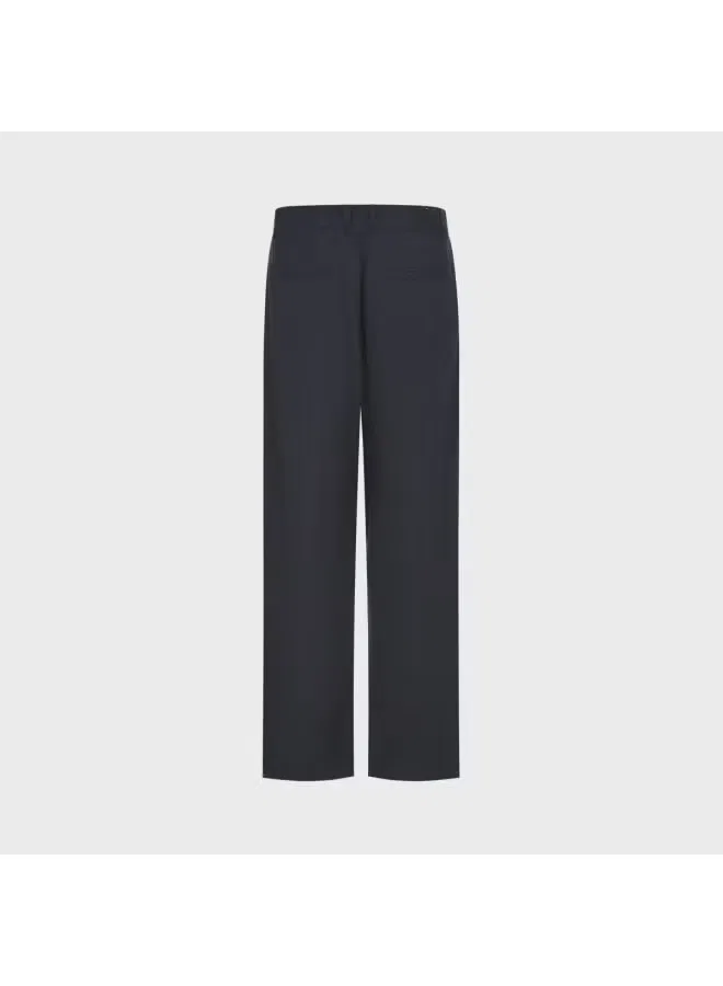 Брюки хлопковые мягкие удобные универсальные Zara, темно-синий — фото 3