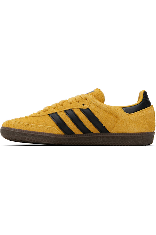 Adidas Originals Желтые кроссовки Samba OG — фото 3