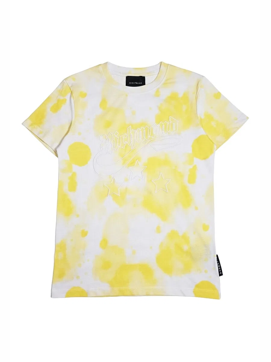 Футболка John Richmond 'T-shirt gialla per bambino' желтого цвета