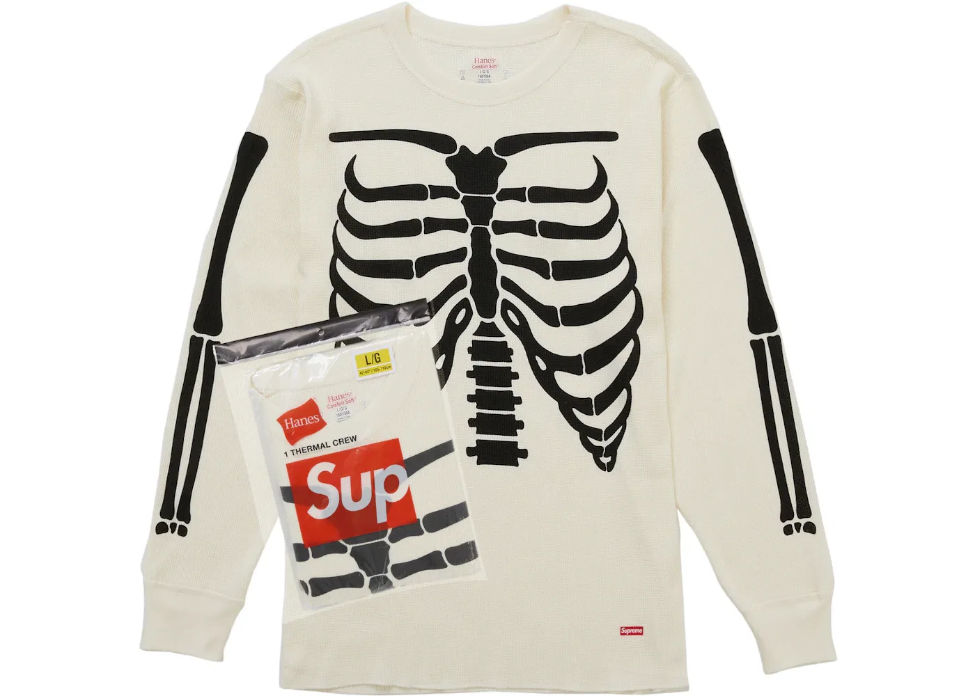 Мужской свитшот с принтом Bones Crew FW25 Supreme, White
