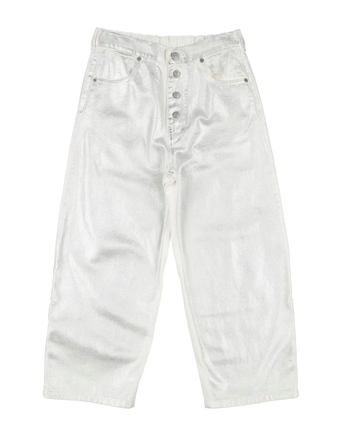 Детские джинсы для девочек с обычной посадкой MM6 Maison Margiela, белый