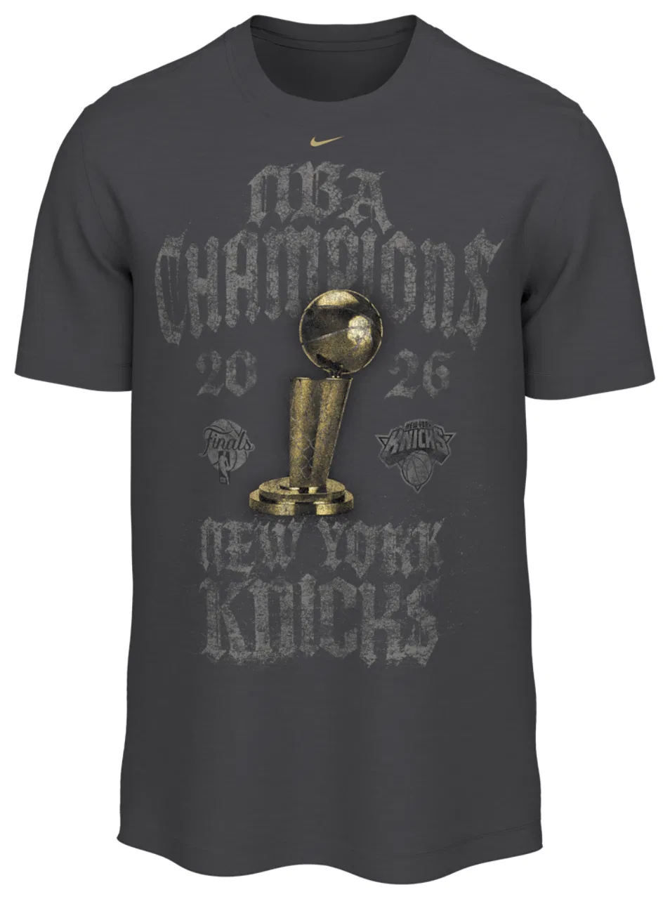 Футболка мужская Nike NBA New York Graphic, цвет Anthracite/Black