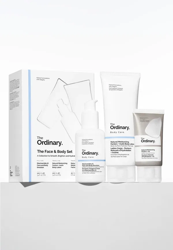 Набор косметики с ниацинамидом The Ordinary The face & body set, one size — фото 3