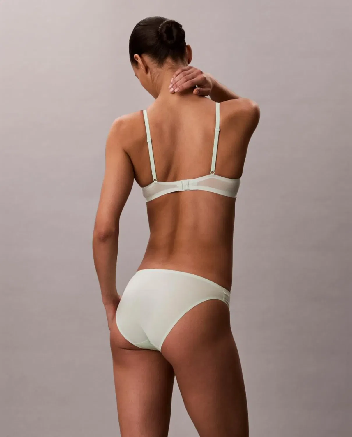 Женские трусы из микрофибры Calvin Klein, Verde — фото 2
