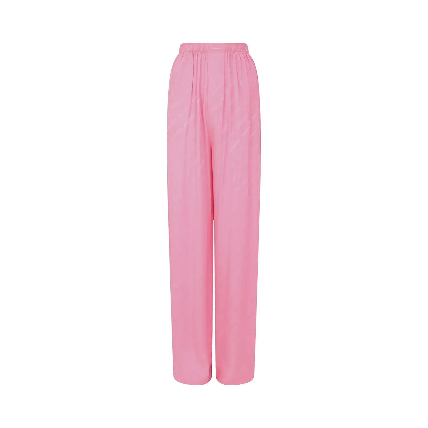 Брюки шелковые Logomania Jacquard Pyjama Balenciaga, Pink