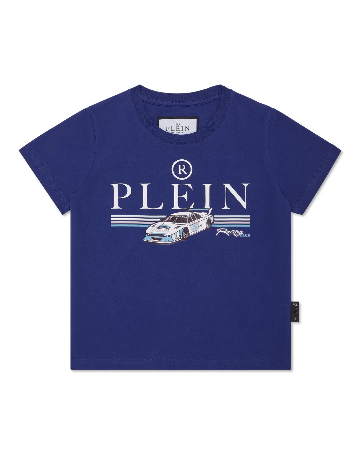 Детская футболка с коротким рукавом и принтом Cars Racing PHILIPP PLEIN, Darkblue
