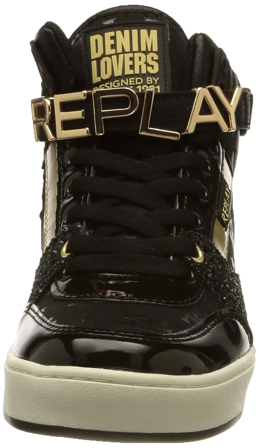 Детские кроссовки для девочек со шнуровкой Cobra Replay, 562 Black — фото 2
