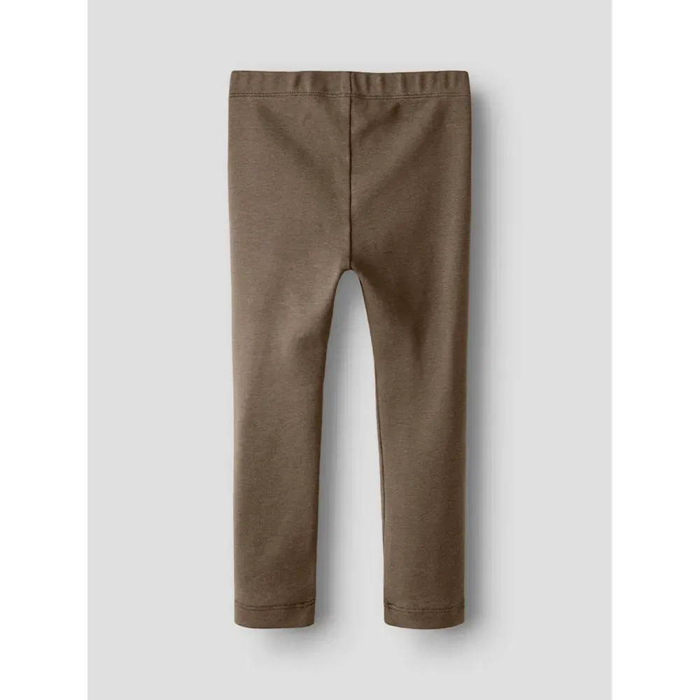 Детские леггинсы для девочек с эластичным поясом Gayo Slim Name it, Brown — фото 2