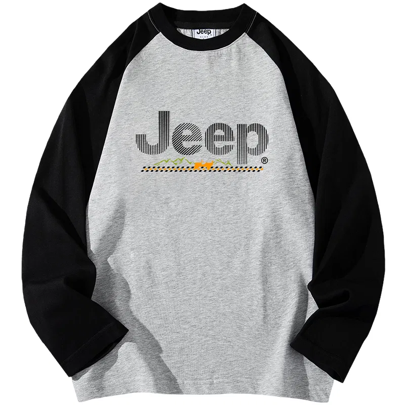 Детская футболка из плотного хлопка Jeep, молочно-белый — фото 3