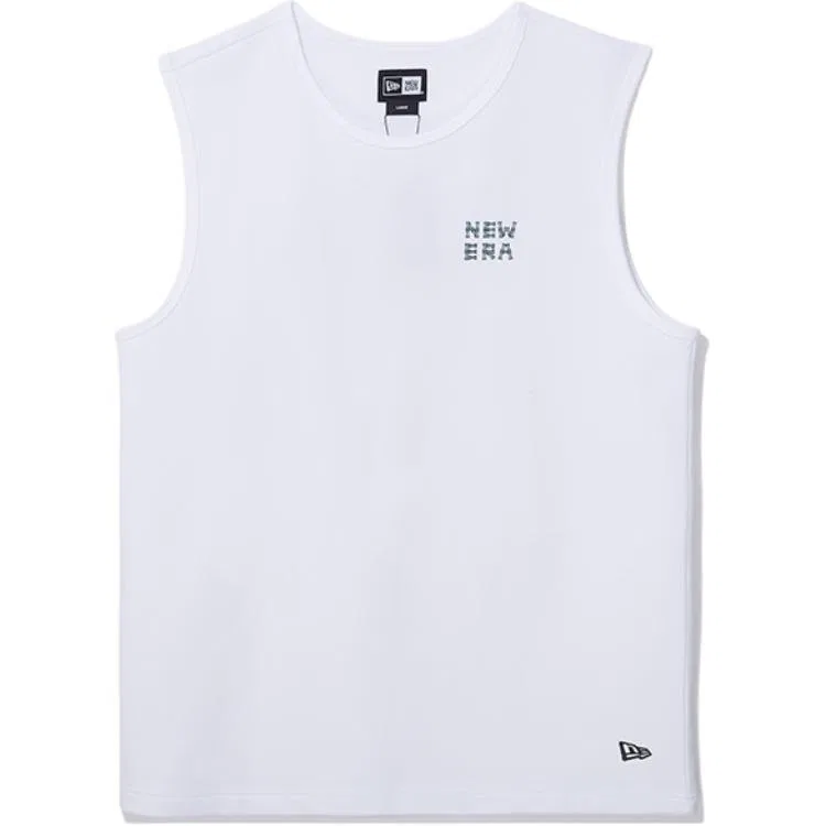 Детский топ без рукавов New Era, White