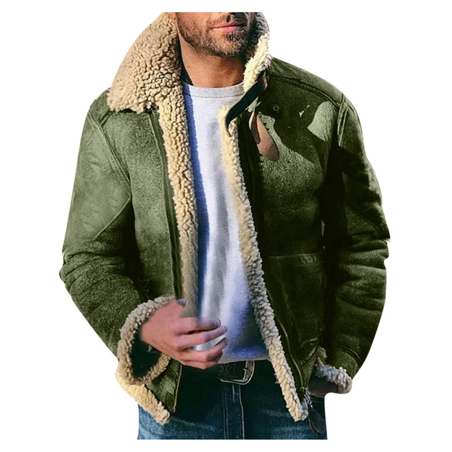Мужская водонепроницаемая куртка Unisex Outdoor Waterproof Jacket, M05-Green — фото 2