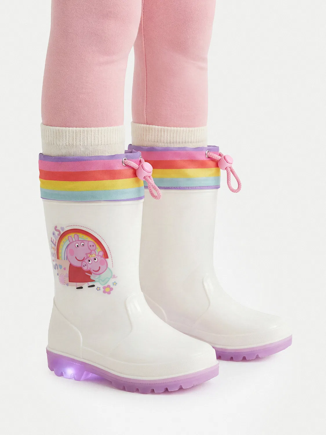 Резиновые сапоги для девочки Peppa Pig, белый — фото 2