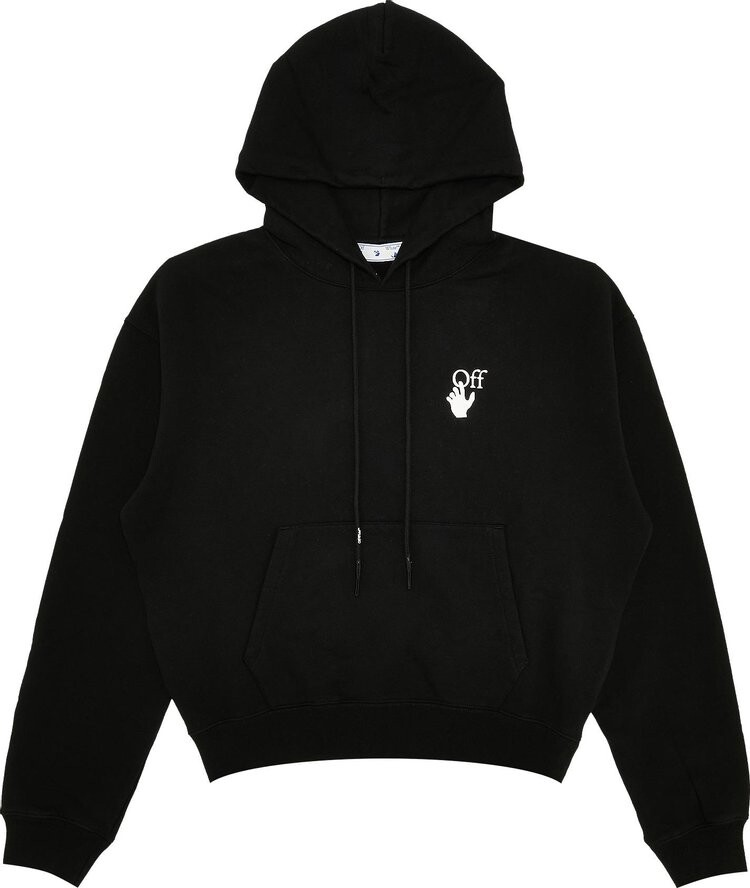 

Худи Off-White Caravaggio Over Hoodie 'Black/Multicolor', черный