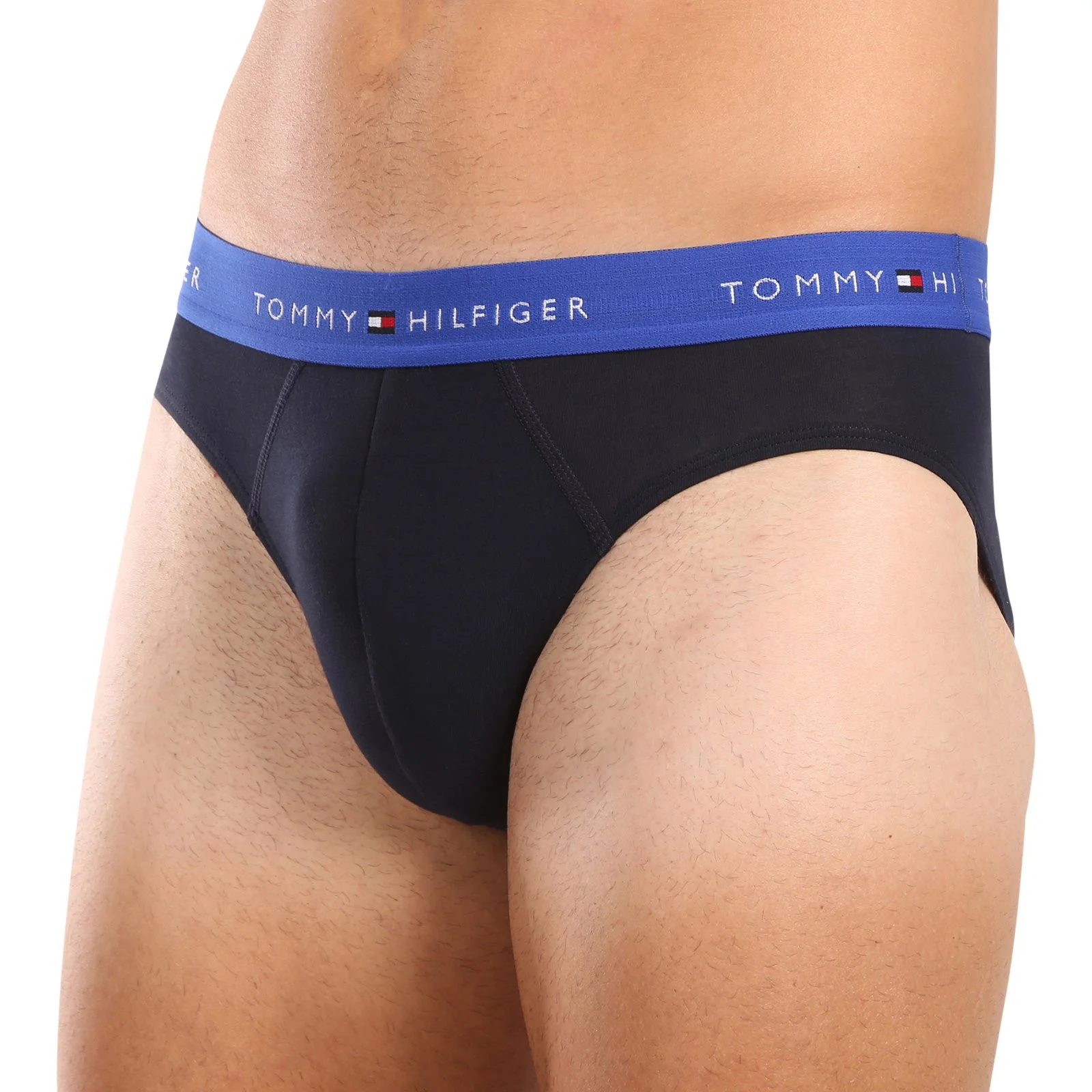 Комплект трусов Tommy Hilfiger Signature Cotton Essentials, 3 предмета, темно-синий — фото 3