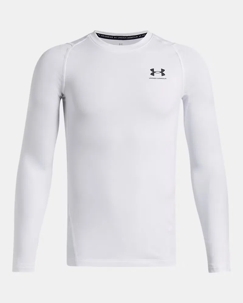 Лонгслив детский утепленный ColdGear UnderArmour, White/Black