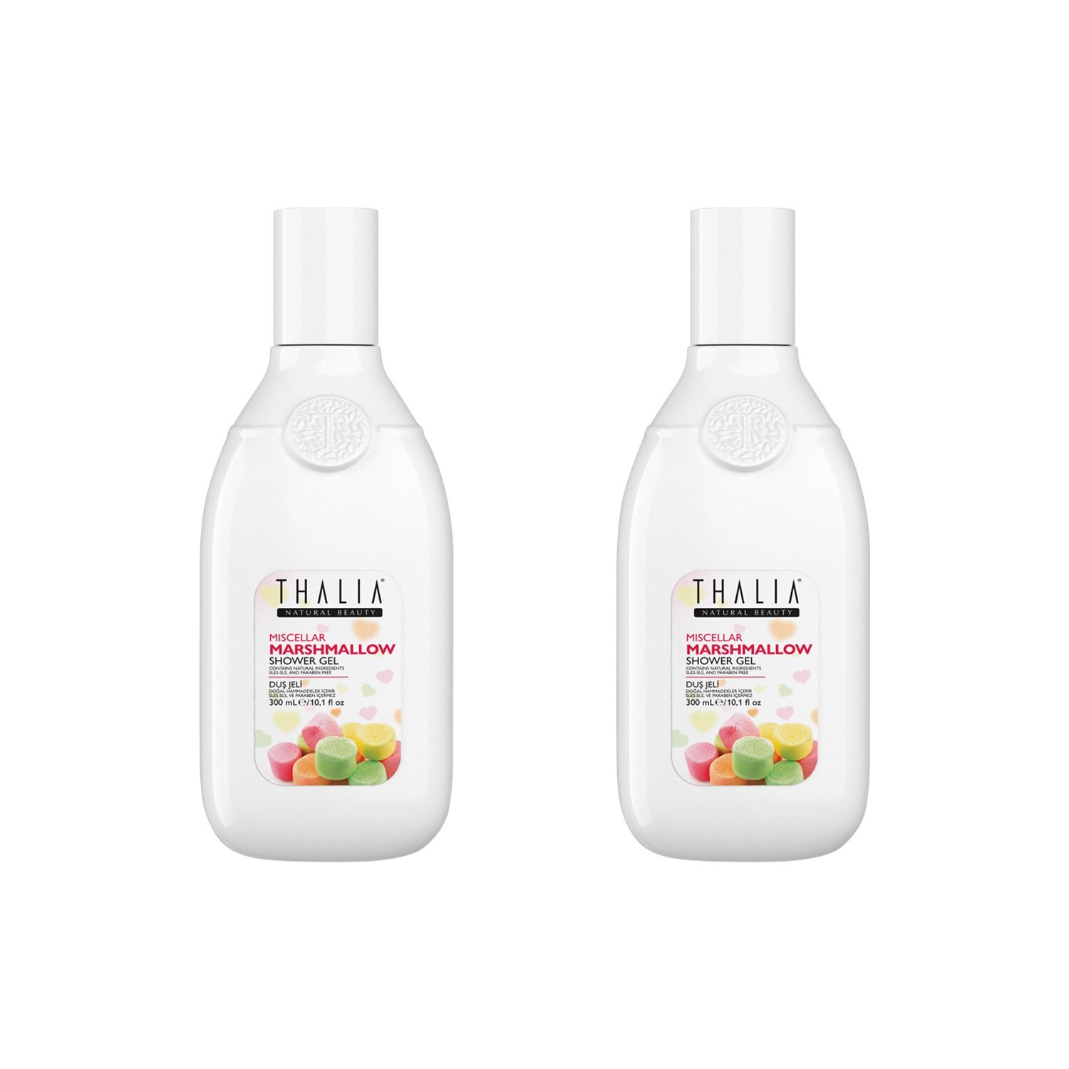 

Гель Thalia Marshmallow для душа, 2 флакона по 300 мл